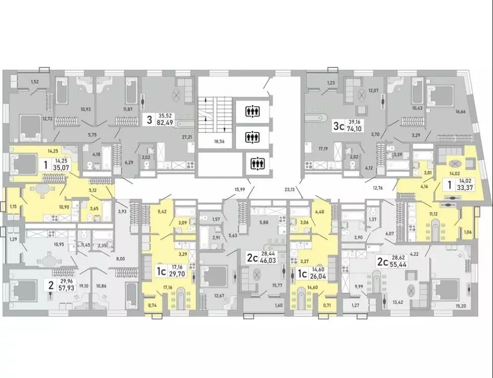 2-к кв. Башкортостан, Уфа Бакалинская ул., 9/1 (57.93 м) - Фото 2