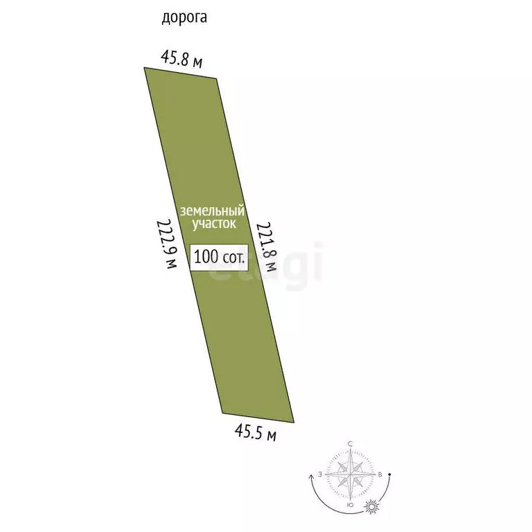 Участок в Калиновка, улица Шевченко (100 м) - Фото 1