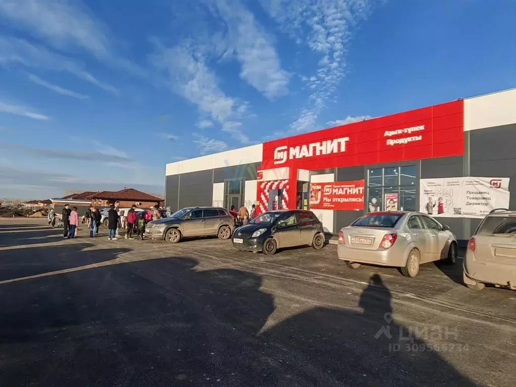 Торговая площадь в Башкортостан, Уфа городской округ, с. Нагаево ул. ... - Фото 1