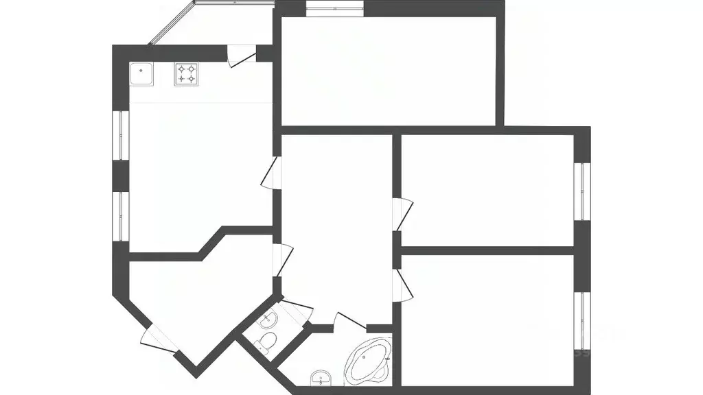 3-к кв. Тюменская область, Тюмень ул. Грибоедова, 13к2 (130.0 м) - Фото 1