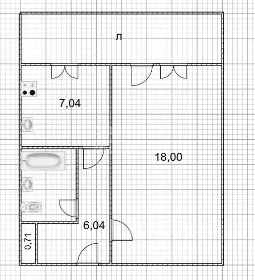 1-к кв. Ульяновская область, Ульяновск ул. Ефремова, 135 (35.2 м) - Фото 2