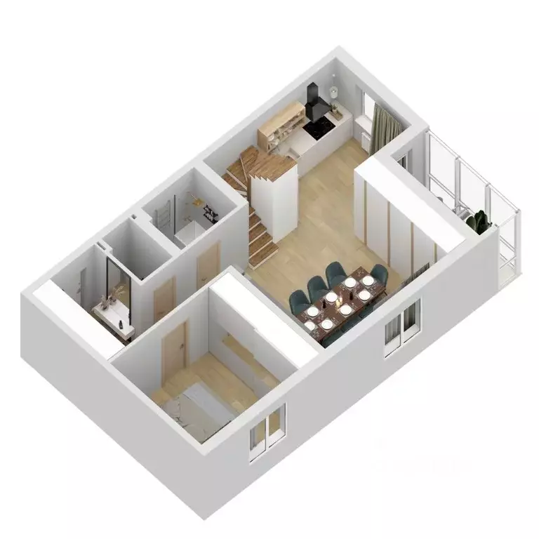 4-к кв. Самарская область, Самара ул. Дыбенко, 5 (160.11 м) - Фото 2