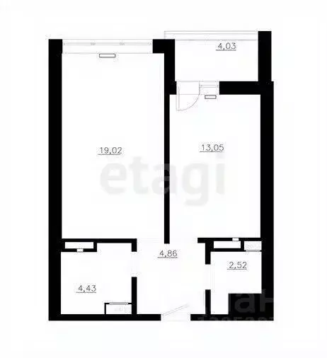 2-к кв. Приморский край, Владивосток ул. Кирова, 33 (39.6 м) - Фото 1