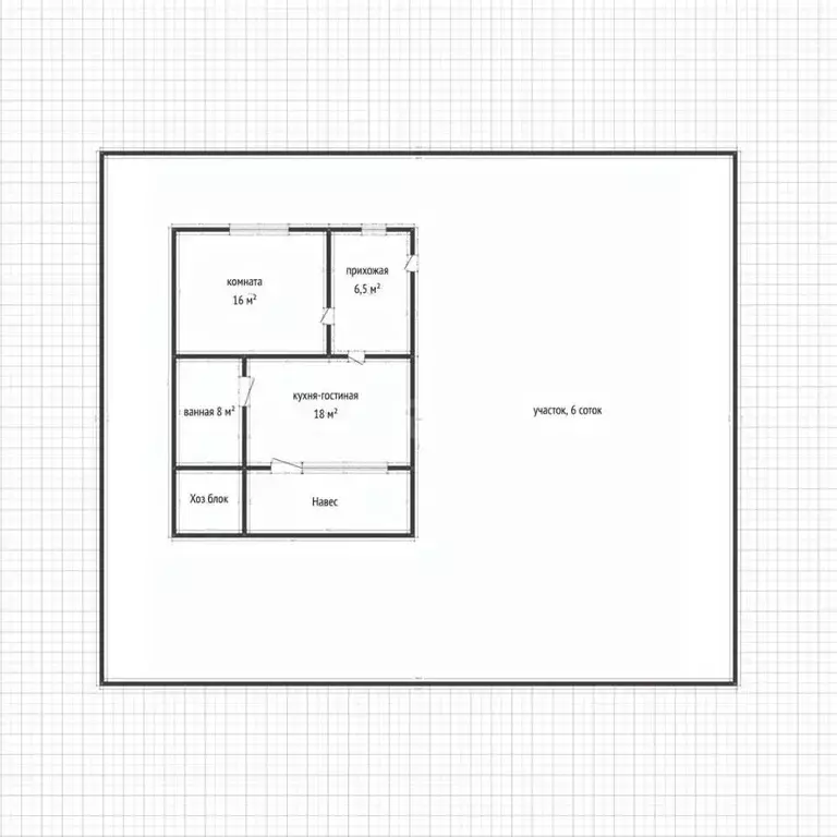 Дом в Краснодарский край, Краснодар Северное СНТ, 84 (60 м) - Фото 2
