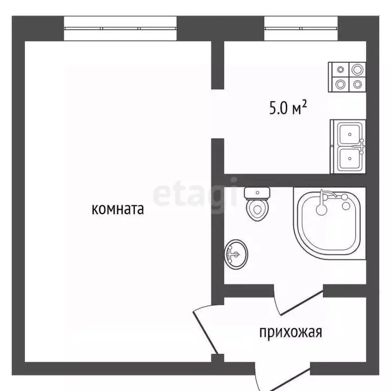 1-к кв. Ярославская область, Ярославль Светлая ул., 3 (32.4 м) - Фото 2