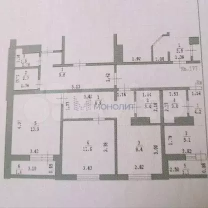 2-к. квартира, 45,6 м, 10/10 эт. - Фото 0