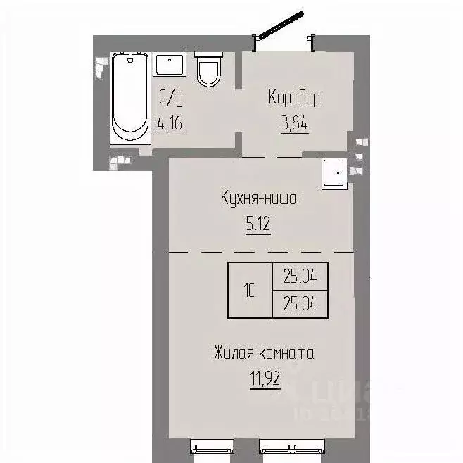 1-к кв. Новосибирская область, Новосибирский район, Краснообск рп ... - Фото 0