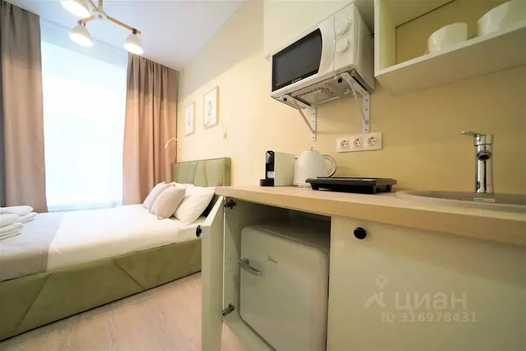 Студия Санкт-Петербург Гороховая ул., 32 (14.0 м) - Фото 1