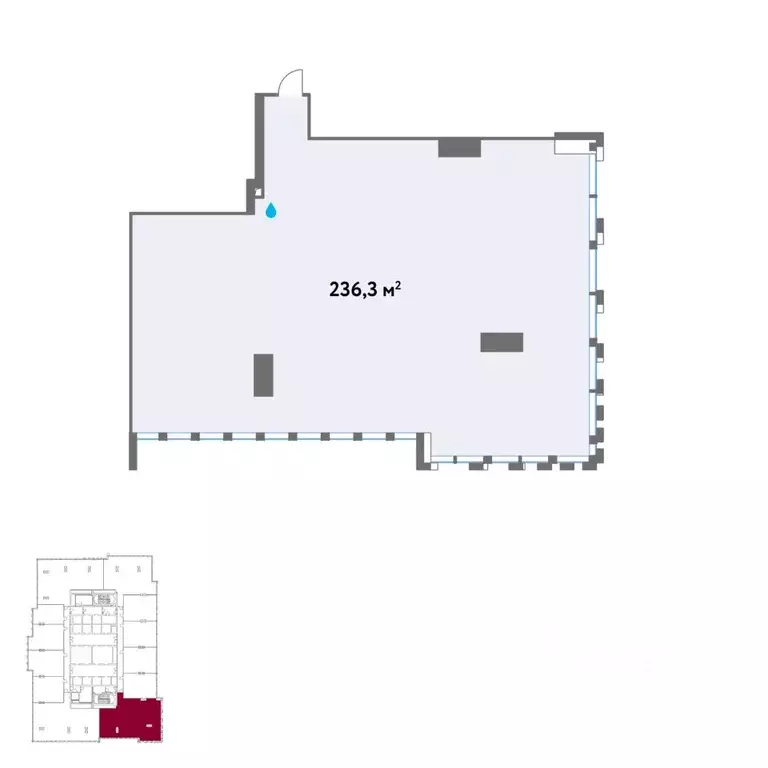Офис в Москва Кинематографический кв-л,  (236 м) - Фото 2