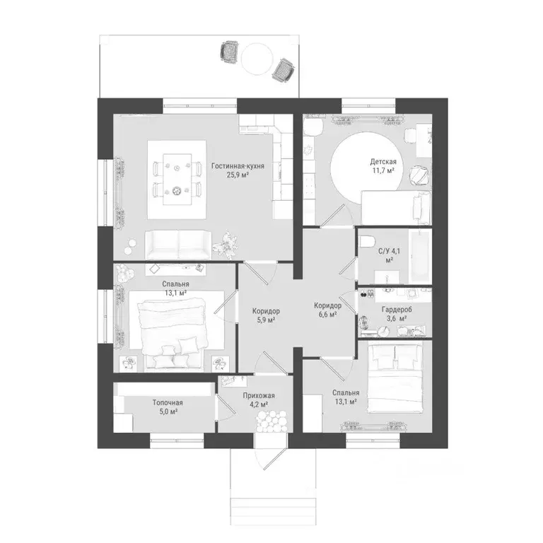 Дом в Башкортостан, Кармаскалинский район, Старомусинский сельсовет, ... - Фото 2