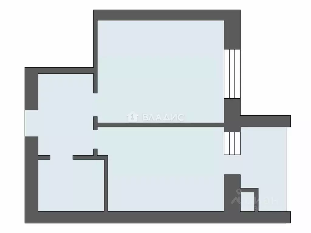 1-к кв. Рязанская область, Рязань Шереметьевская ул., 6к2 (40.9 м) - Фото 1