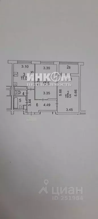 2-к кв. Москва ул. Нижняя Хохловка, 8 (64.4 м) - Фото 0