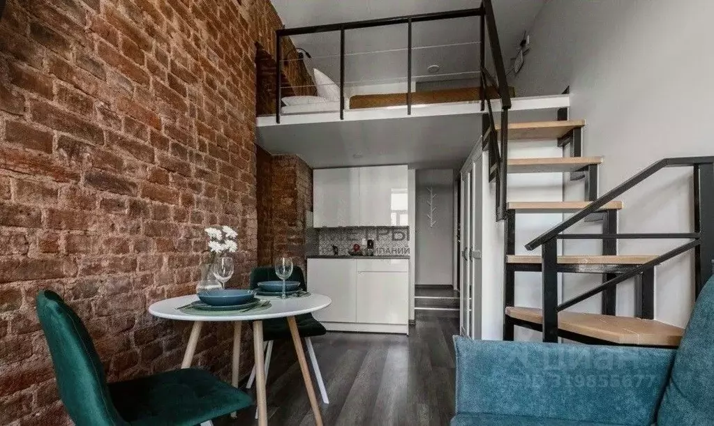 Студия Санкт-Петербург Моховая ул., 16 (14.7 м) - Фото 1