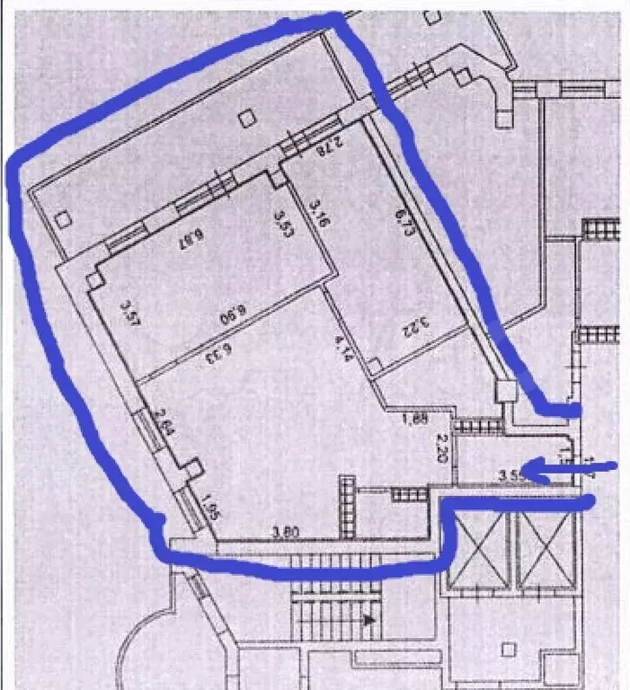Аукцион: 2-к. квартира, 98,3 м, 10/16 эт. - Фото 0