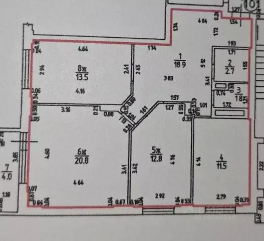 3-к кв. Калининградская область, Калининград Елизаветинская ул., 9 ... - Фото 2