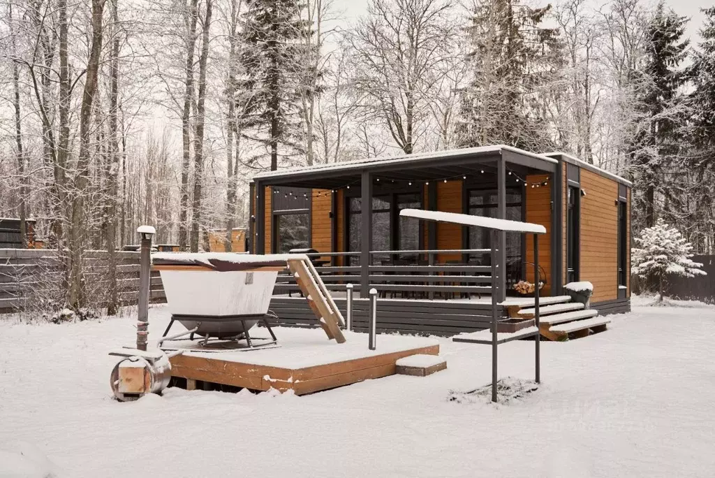 Дом в Ленинградская область, Приозерский район, Сосновское с/пос, ... - Фото 1