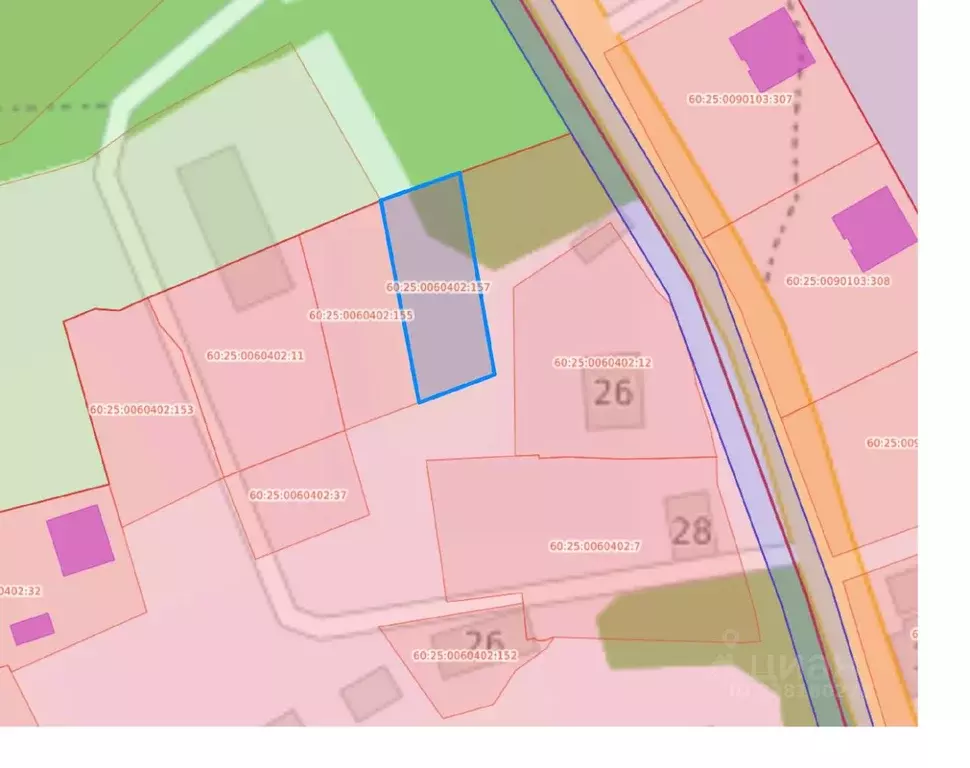 Участок в Псковская область, Великие Луки д. Смоляниново,  (6.0 сот.) - Фото 1