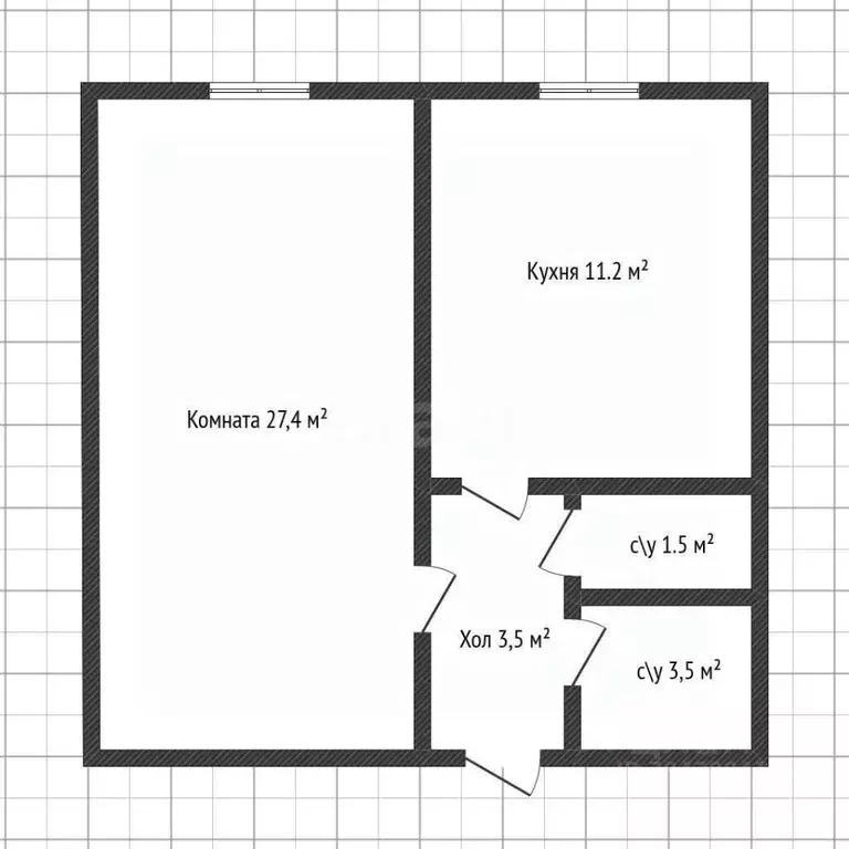 1-к кв. Адыгея, Майкоп ул. Свободы, 421 (47.1 м) - Фото 2