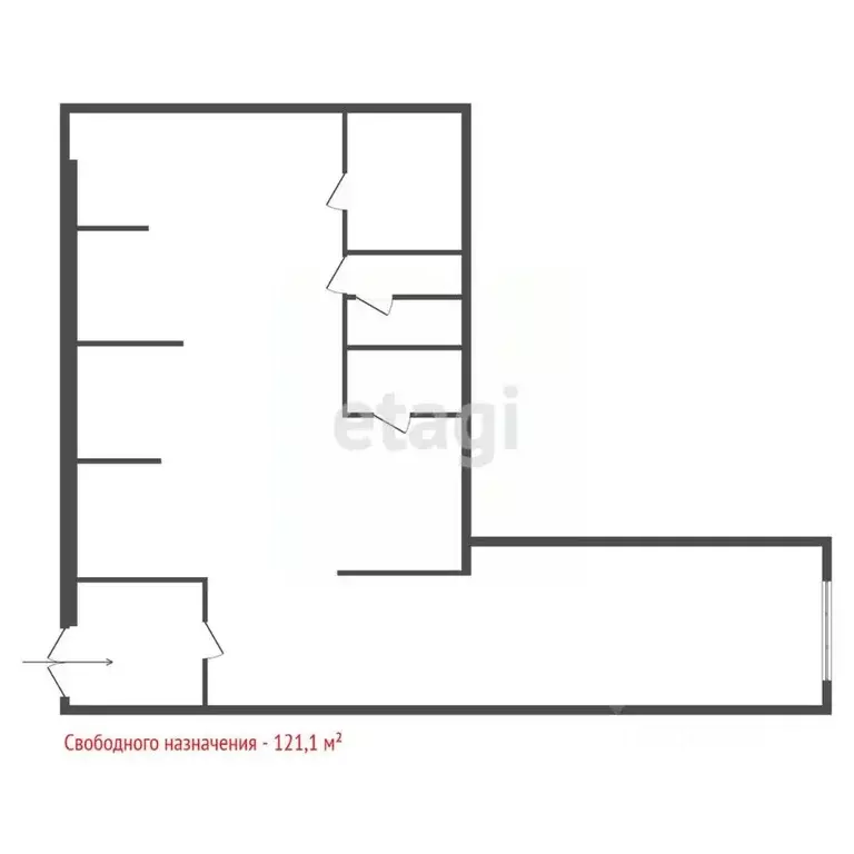 Помещение свободного назначения в Свердловская область, Екатеринбург ... - Фото 2