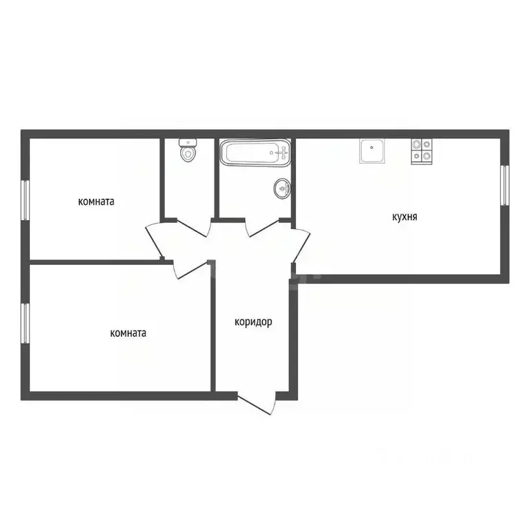 2-к кв. Воронежская область, Лиски просп. Ленина, 43Б (76.0 м) - Фото 1