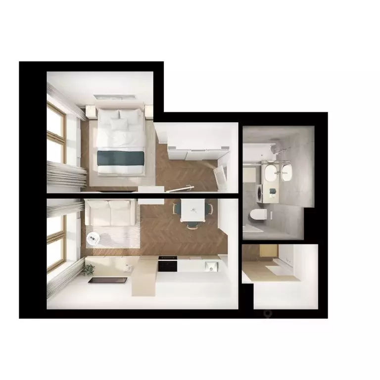 1-к кв. Московская область, Красногорск городской округ, пос. ... - Фото 1