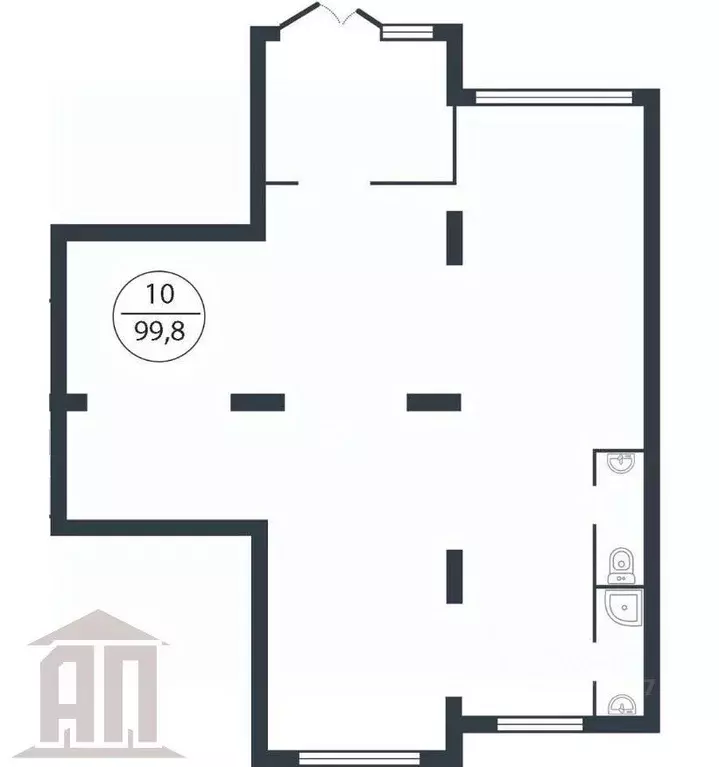 Торговая площадь в Тверская область, Тверь ул. Левитана, 70Б (100 м) - Фото 1
