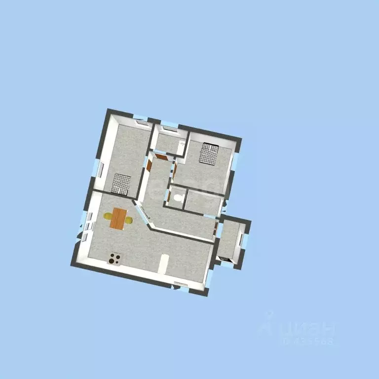 2-к кв. Белгородская область, Губкин ул. Дзержинского, 115Б (58.7 м) - Фото 2