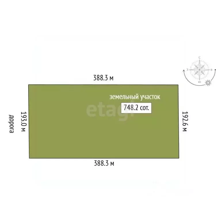 Участок в Крым, Советский район, с. Ильичево ул. Садовая (748.24 сот.) - Фото 2