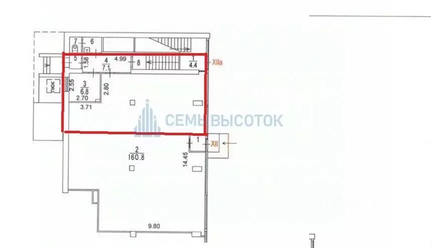 Помещение свободного назначения в Москва Смольная ул., 35С1 (90 м) - Фото 1