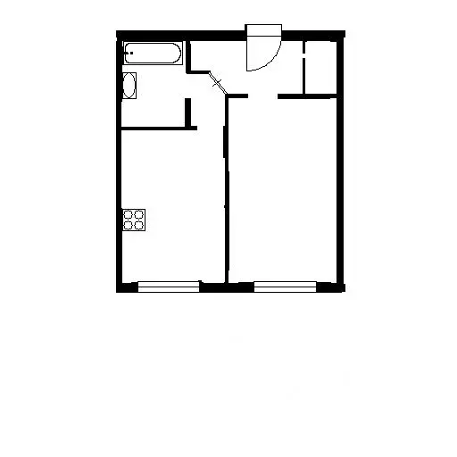 1-к кв. Санкт-Петербург ул. Маршала Казакова, 70к1 (34.9 м) - Фото 2