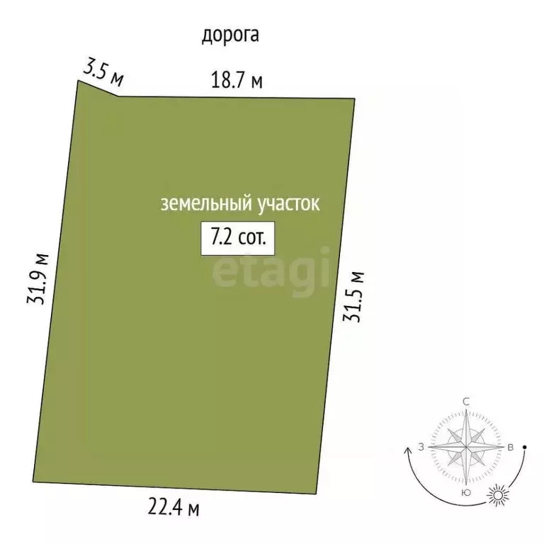 Участок в Тюменская область, Тюменский муниципальный округ, пос. ... - Фото 2