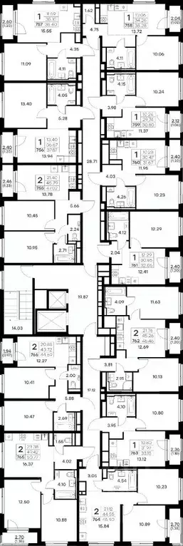 1-к кв. Владимирская область, Владимир Глоракс Октябрьский жилой ... - Фото 2