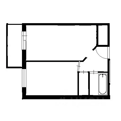 1-к кв. Санкт-Петербург ул. Одоевского, 22 (40.0 м) - Фото 2