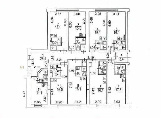 Помещение свободного назначения в Москва ул. Антонова-Овсеенко, 4 (210 ... - Фото 1