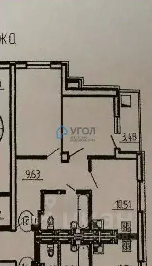 2-к кв. Самарская область, Самара ул. Дыбенко, 27В (50.41 м) - Фото 2