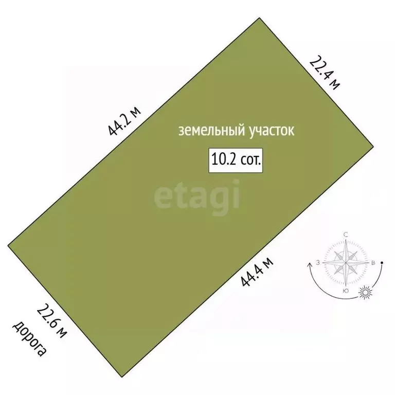 Участок в Тюменская область, Тюменский муниципальный округ, д. ... - Фото 1