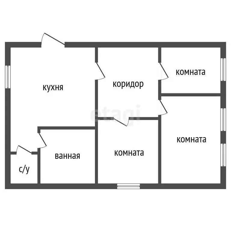 Дом в село Кичигино, Школьная улица (38 м) - Фото 1