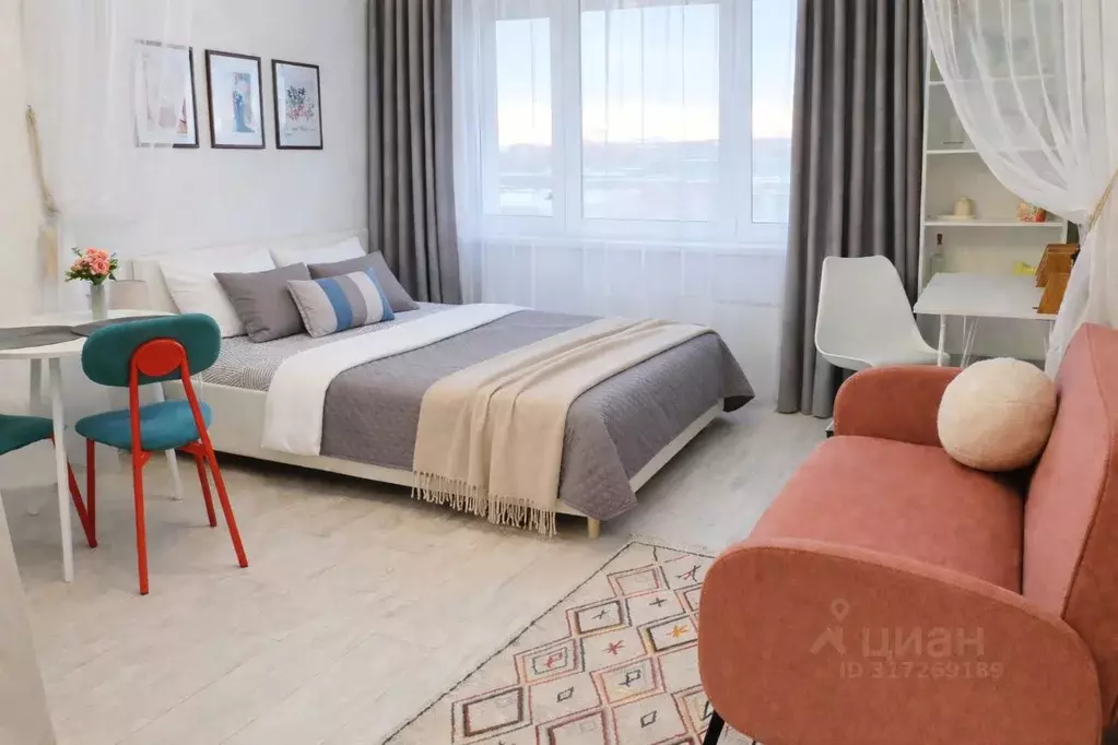 Студия Московская область, Люберцы ул. Солнечная, 2 (24.0 м) - Фото 1