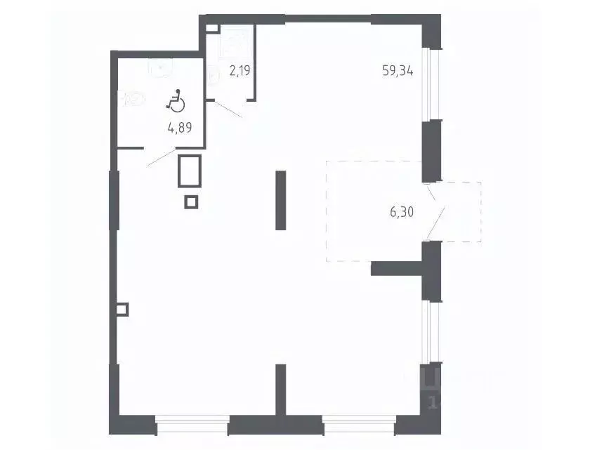 Помещение свободного назначения в Приморский край, Владивосток Квартал ... - Фото 1