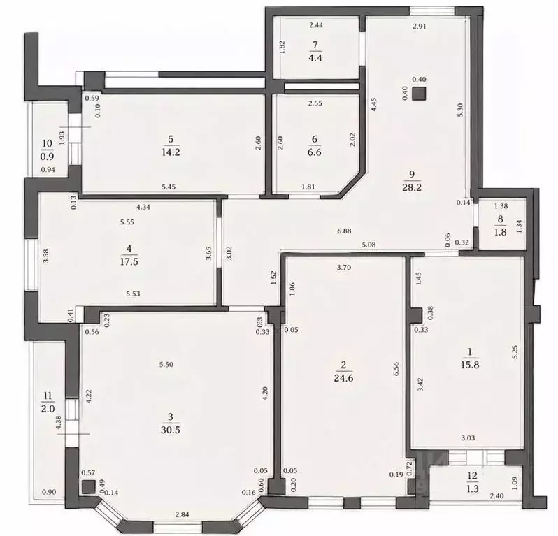 4-к кв. Татарстан, Казань ул. Дзержинского, 5 (147.8 м) - Фото 2