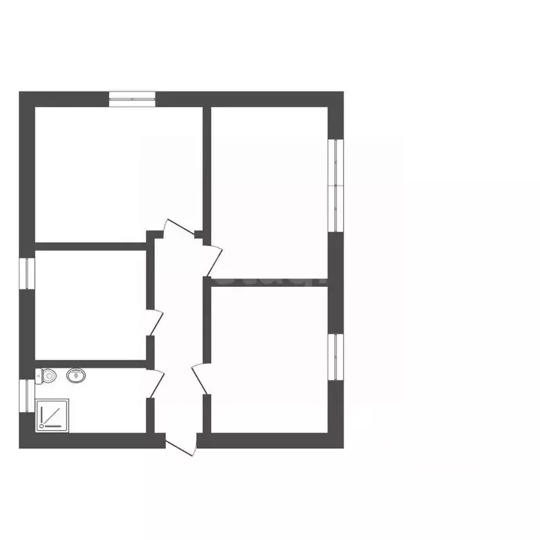Дом в Тульская область, Щекино Промышленная ул., 9В (48 м) - Фото 2
