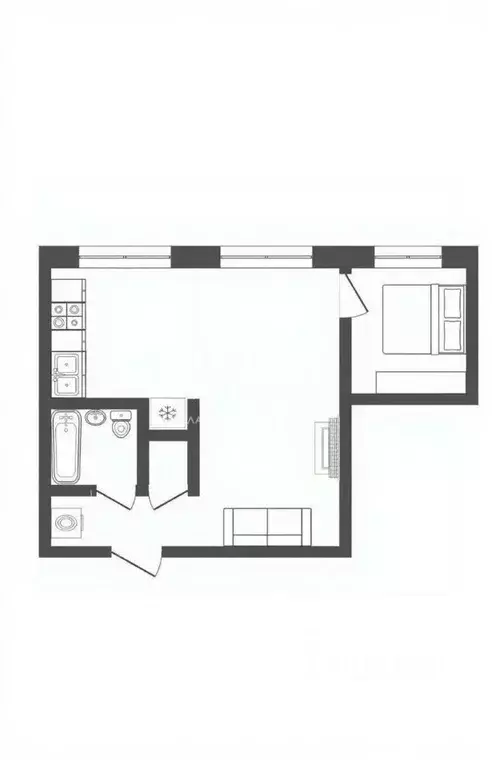 2-к кв. Новосибирская область, Обь ул. Покрышкина, 35 (40.0 м) - Фото 2