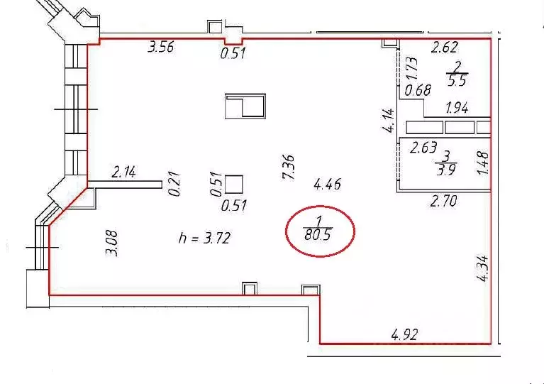 Помещение свободного назначения в Санкт-Петербург ул. Помяловского, 3 ... - Фото 1