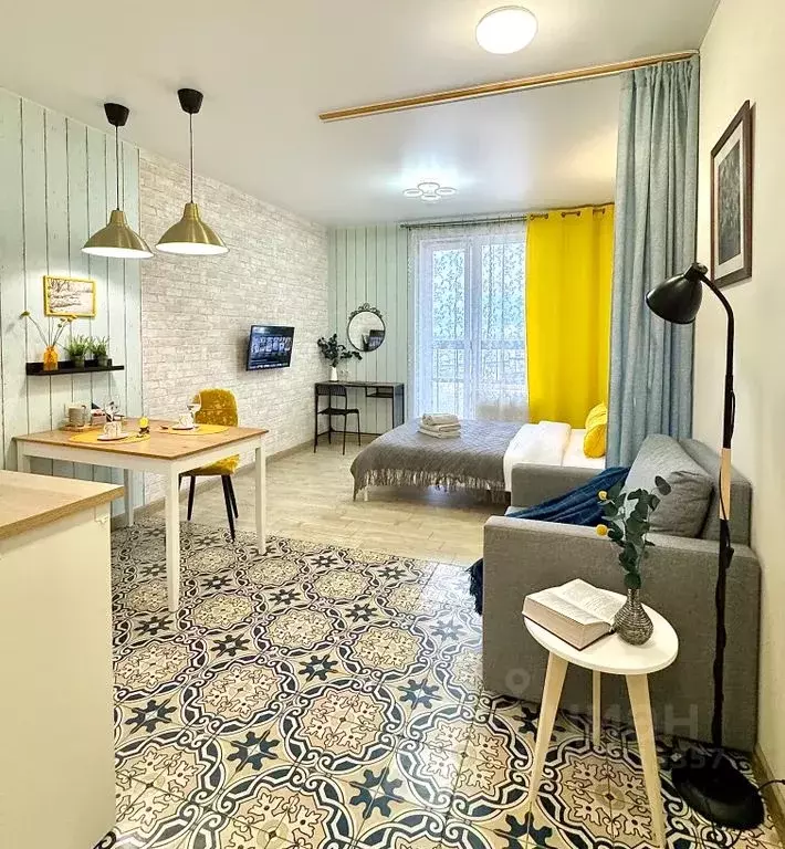 Студия Московская область, Химки ул. Имени К.И. Вороницына, 1к1 (28.0 ... - Фото 1