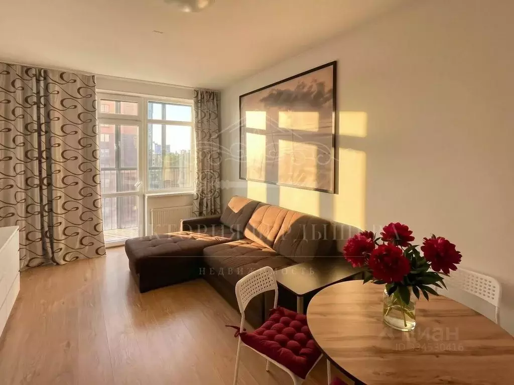Студия Санкт-Петербург ул. Катерников, 7 (23.6 м) - Фото 1