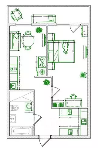 1-к кв. Свердловская область, Екатеринбург Уктус жилрайон, Светлый ... - Фото 2