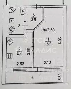 1-к кв. Московская область, Королев ул. Тарасовская, 19 (33.2 м) - Фото 2