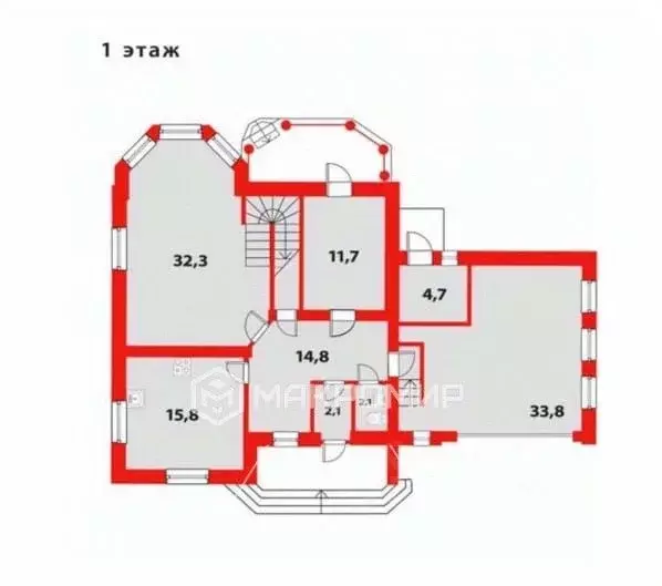 Дом в Санкт-Петербург пос. Лисий Нос, Лосиная ул., 19 (285 м) - Фото 1