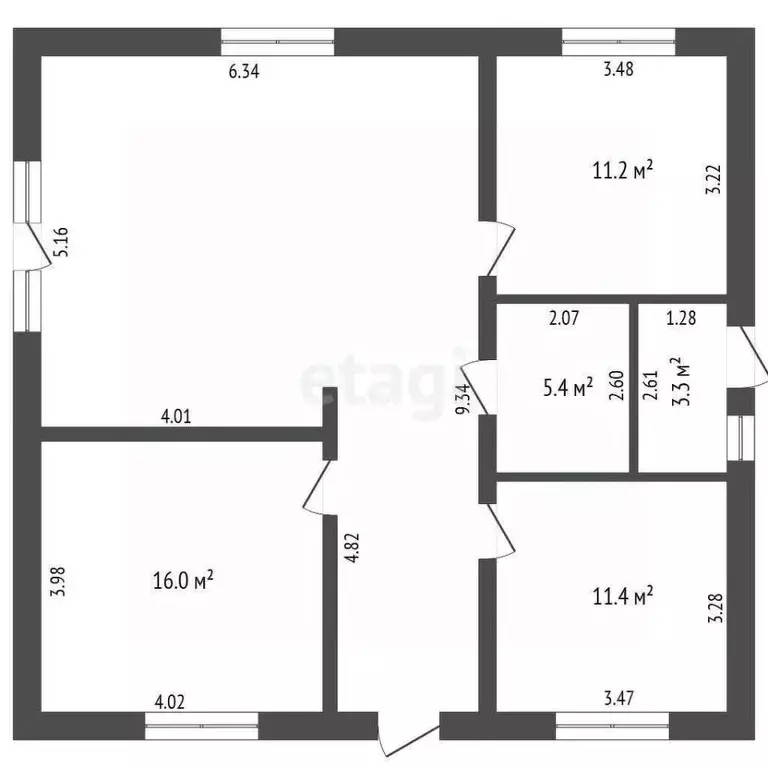 Дом в Тюменская область, Тюменский муниципальный округ, с. Каменка  ... - Фото 2