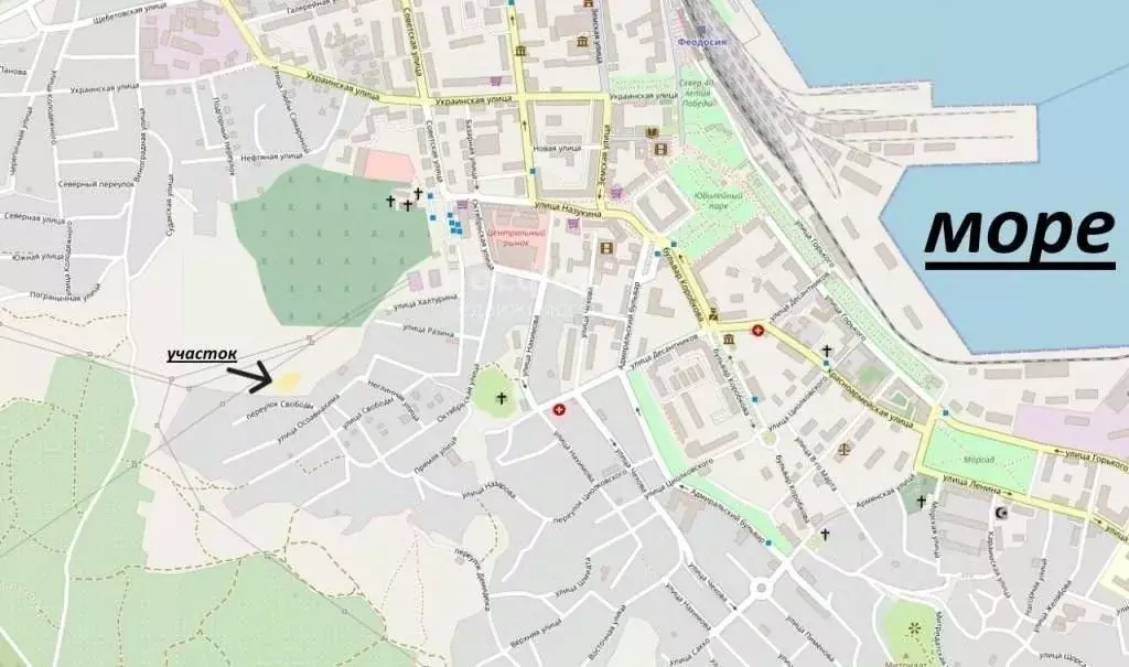 Участок в Крым, Феодосия ул. Вити Коробкова (10.0 сот.) - Фото 1